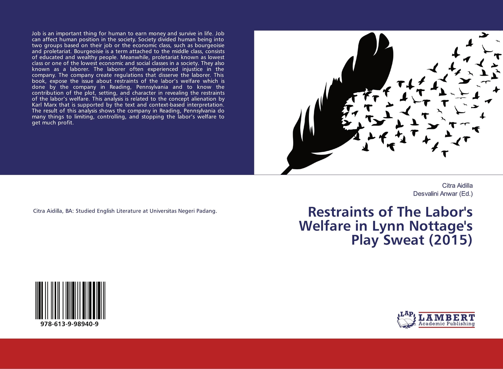 Thumbnail - Citra Aidilla | Restraints Of The Labor's Welfare In Lynn Nottage's