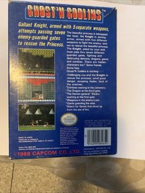 Ghost&rsquo; N Goblins Nintendo NES-Non Testato-Visto E Piaciuto
