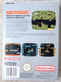 NES - Metroid - Nintendo Spiel - OVP CIB