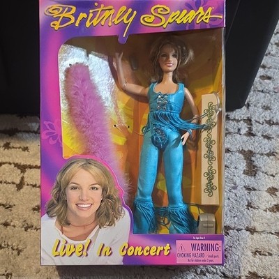 Vintage Britney Spears Live! In Concert Temporary Press-On Tattoos