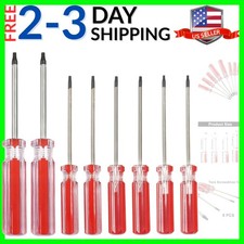 8-Pack Torx Screwdriver Set with Magnetic Tips T8, T9, T10, T15 Tamper-Proof ...