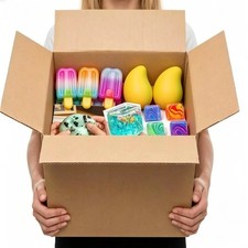 Sensory Squishy Mystery Squishy Box, Blind Box Malt Sugar Stress 1 Random Toy