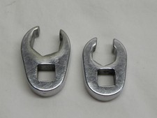 Snap-on 2 Piece 38 Drive Sae Flank Drive Flare Nut Crowfoot Wrench Set Snap-on 2 Piece 38 Drive Sae Flank Drive Flare Nut Crowfoot Wrench Set