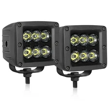 For 94-01 Dodge RAM 1500, 94-02 2500 3500 LED Cube Pod Light Kit Spot Beam 2x 3"