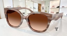 COACH HC8438U 590174 Cby94 Striated Redwood Maple Brown 56 mm Women's Sunglasses
