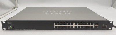 Cisco SG350XG-24T-K9 V01 24-Port 10GBase-T Managed Switch W/Power Supply