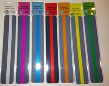 Crystal Children and Teacher Supply Guided Reading Strips Asst. Set of 7 Col...