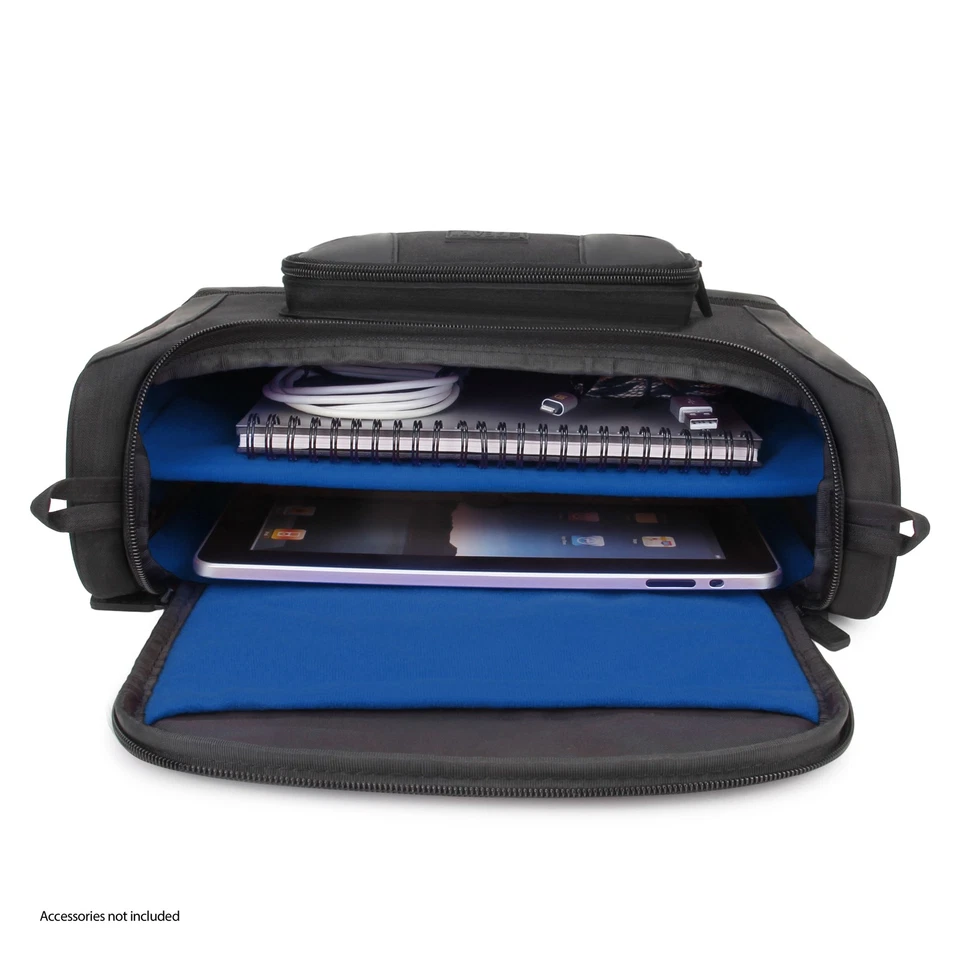 USA GEAR Tablet Bag for 11" iPad Pro, 10.9" iPad Air, 10.2" iPad (Blue) - Image 3 of 4