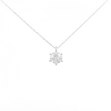 Authentic PT900/PT850 Solitaire Diamond Necklace 0.53CT 270-004-274-6659