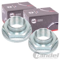 2X A.B.S. 46Er Achsmuttern M30X1.5 Hinten Vorne Passend FüR BMW 3 5 6 7 8 Z3 Z4