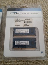 CRUCIAL Memory by Micron 8GB KIT 2-4GB Notebook DDR3L 1600 SODIMM CT2K4G3S160BM