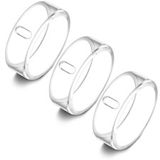 3 Pack Cover Compatible with Oura Ring Gen 4/Oura 3 Size 9, Clear 3