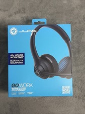 JLab Go Work Wireless Headsets w/ Microphone, 45 Playtime PC Bluetooth Headset