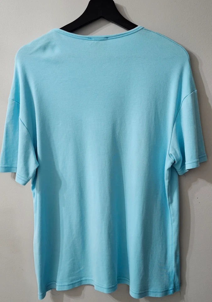 Camisa Evisu Is The Maniac Azul Blanco Hecha a Medida Camiseta Manga Buda Para Hombres XL Foto 4 de 4