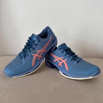 Asics Speed Solution FF 2 Clay Tennis Shoes EU42.5 US9 De Minaur 2022 Blue Guava