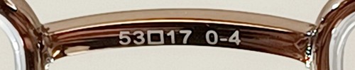 Gafas SAFILO ELASTA 4821 0JSD ORO CLARO/MARFIL Nuevas Semirimless 53-17 Italia - Imagen 11 de 14