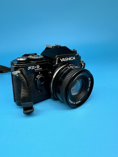 Yashica FX-D Quartz 35mm SLR Film Camera With Yashica 50mm f/2 Lens - Tested - Picture 7 of 13