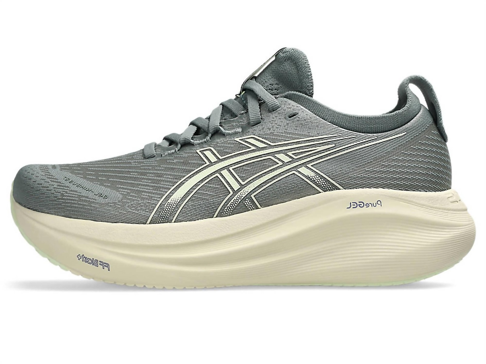 Asics Women's Gel Nimbus 27 Running Shoe Monument Blue/whisper Green