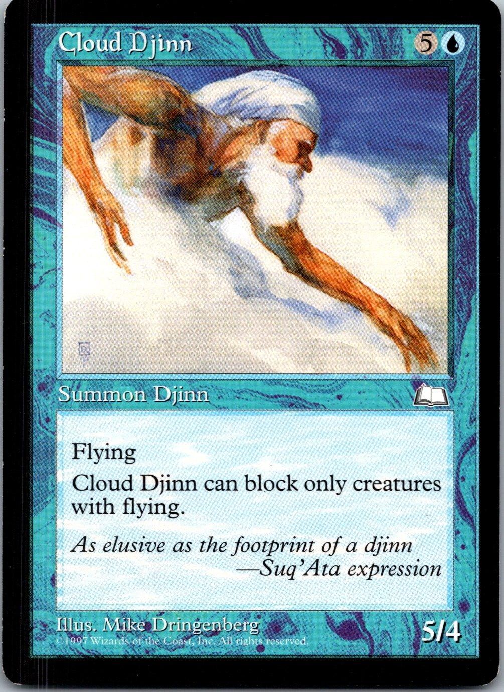 Cloud Djinn 4 Uncommon Beatdown Box Set Magic: The Gathering Lightly Played
