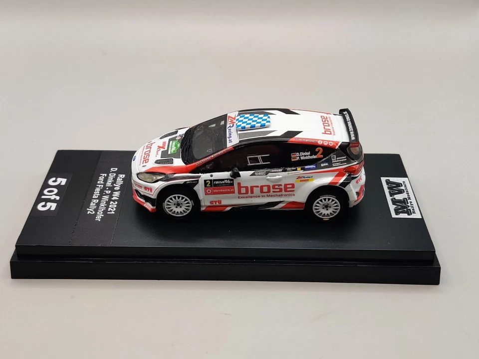 1:43 Ford Fiesta Rally2 Domini Dinkel Rally W4 2021 Raro!! - Immagine 3 di 4