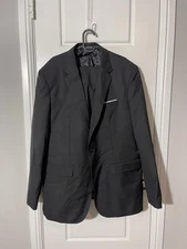 WANGYUE Suit for Men Size XL Black 2 Pieces M10