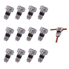 Low Voltage Wire Connector, Quick Solderless Wire Splice Connector, 12 Pack T Ta