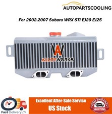 New Aluminum Top Mount Intercooler For 2002-2007 Subaru Wrx Sti Ej20 Ej25 2.5l New Aluminum Top Mount Intercooler For 2002-2007 Subaru Wrx Sti Ej20 Ej25 2.5l