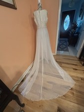 Ivory Column/Sheath Regular Size Wedding Dresses for sale