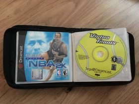 SEGA Dreamcast Console Bundle Lot 16 Games 4 Controllers VMU Carrying Case Works