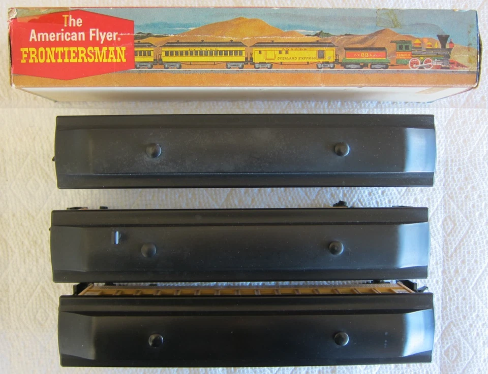 AMERICAN FLYER S 24720,24730,24740 FRONTIERSMAN PASS CARS-VERY NICE! $15 SHIP! - Image 3 of 4