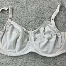 Bali Bra 44C Full Coverage 0180 Lace Comfort U Flower Full Figure Bra