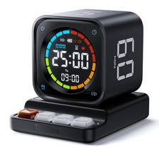 Timer Cube, Desk Productivity Timer with 5/10...