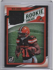2018 Panini Donruss Nick Chubb Rookie Threads Patch