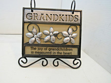 Fetco Grandchildren Free-Standing Photo Frame Holds 40 Photos Pictures