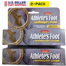 2 Pack Natureplex Athlete's Foot Antifungal Cream Compare to Lotrimin 1.25oz