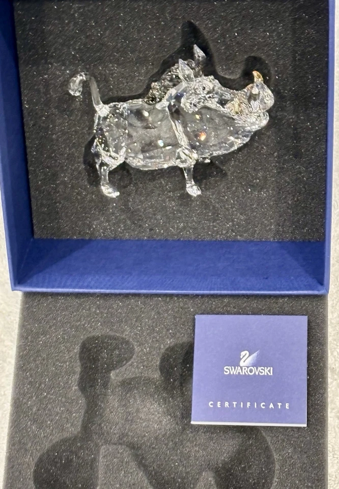 Фигурка Swarovski 1049784 Disney Pumba 3 5/8 дюйма хранилась в коробке никогда не выставлялась! - Изображение 3 из 4