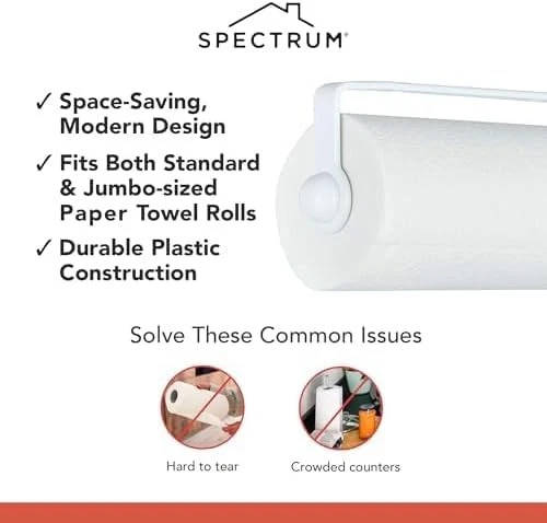 Toallero de papel debajo del gabinete soporte de montaje en pared envío rápido y gratuito Foto 3 de 4