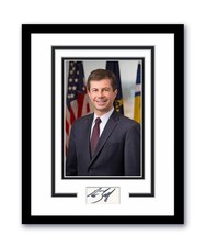 Mayor Pete Buttigieg Autographed Signed 11x14 Framed Photo Gay ACOA