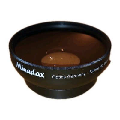 Minadax 52mm HD Wide Angle Lens 0,5x mit Macro M52 auf 69.5mm