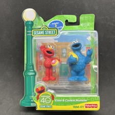 Fisher Price Sesame Street Figures, Elmo and Cookie Monster 2009