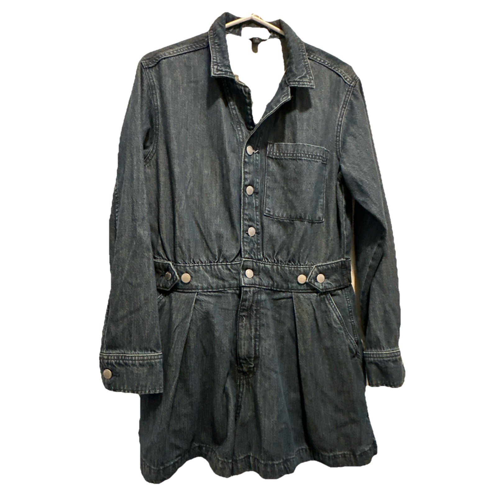 Universal Thread Jean Button Up Romper Women’s Si… - image 1