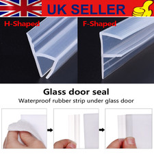 Shower Seal Strip For 6/8/10/12mm Glass Lenght 2M Bath Shower Screen Seal Strip