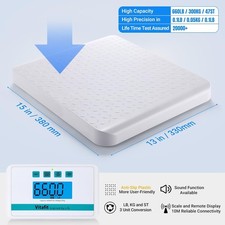Medical Grade Floor Scale Professional Physician Scale 660lb Wrestling Scale