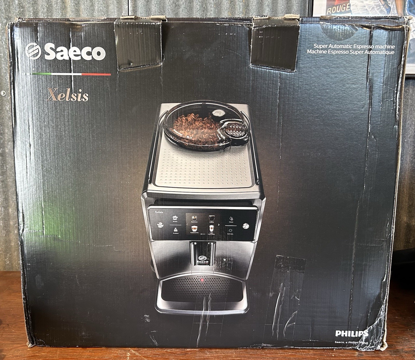 Saeco Xelsis Super-Automatic Espresso Machine, Titanium - SM