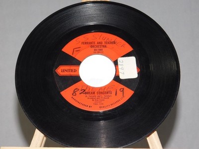 Ferrante and Teicher Orchestra - Dream Concerto/Lovers Symphony 7'' Vinyl 45 1959