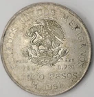 Photo of a 1951 Mexico 5 Pesos Silver from an eBay listing that sold on Jun 21, 2026