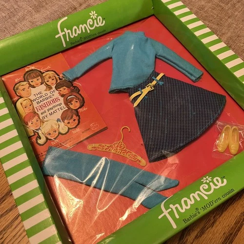 Vintage Mattel 1966 Francie Hip Knits Outfit #1265 NRFP