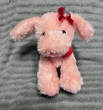 Animal Alley Pink Puppy Dog Plush VTG 2000 Toys R Us Lovey 2000 9  