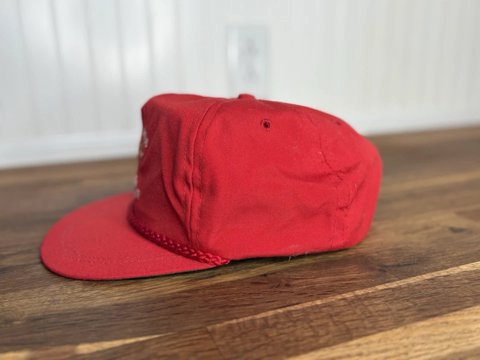 Gorra de golf vintage Oak Tree National 1989 PGA Championship cuerda roja Oklahoma Foto 4 de 4