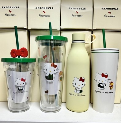 Starbucks x Hello Kitty Limited Edition straw Tumbler & Bottle